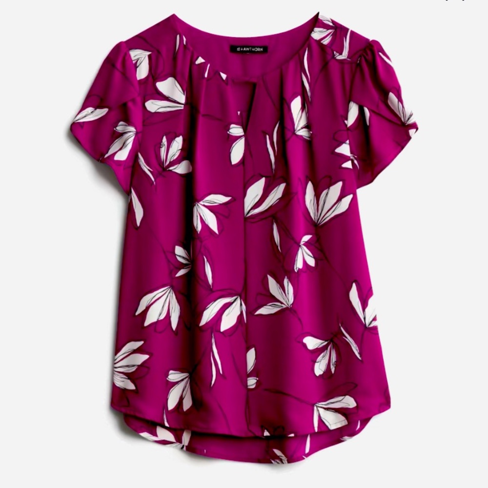 41 Hawthorn tulip sleeve blouse